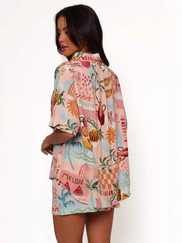 Women's Ice-Silk Pajama Set