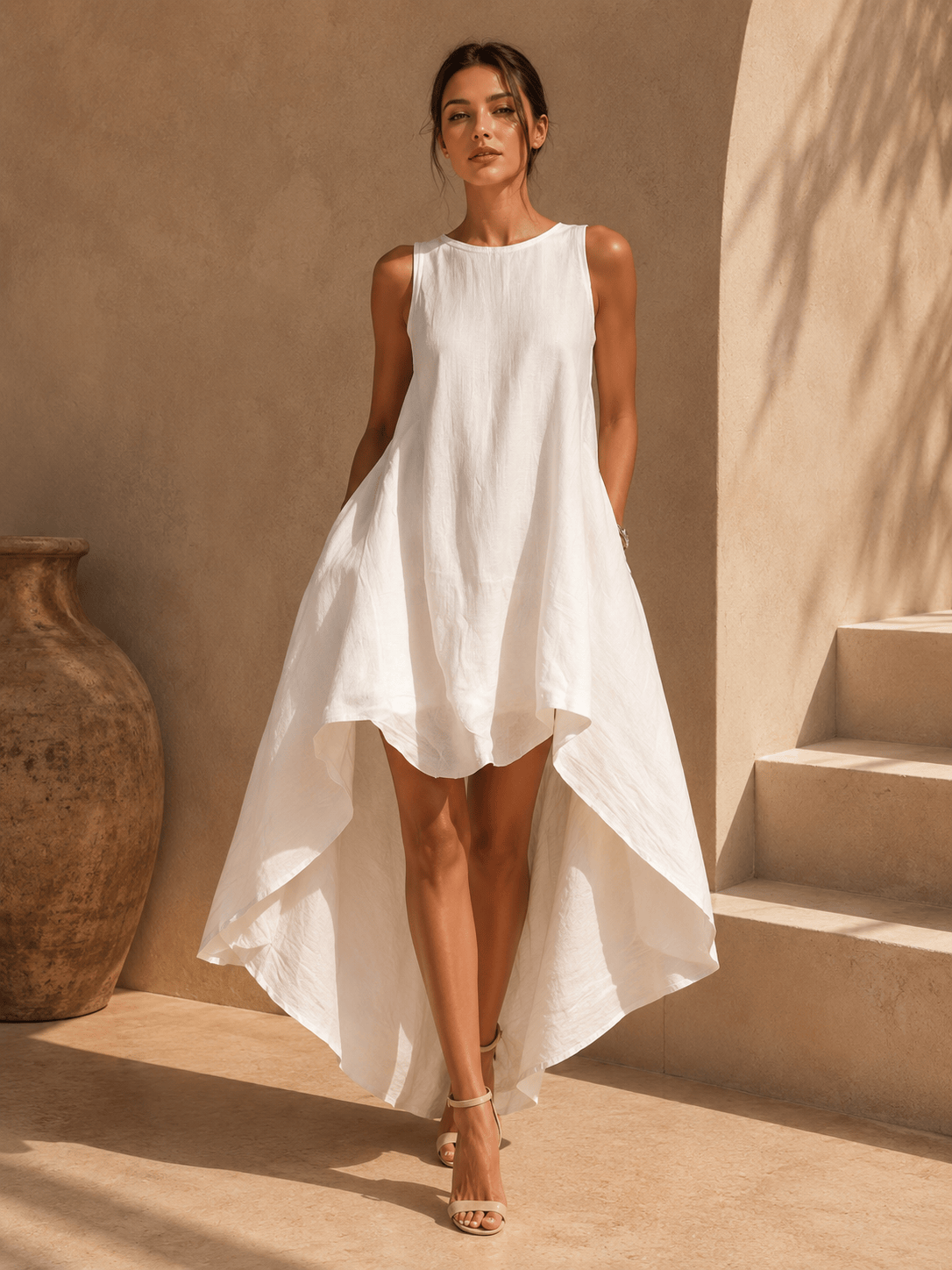 Women's Bohemian Vintage Ruffle Occasion Dress