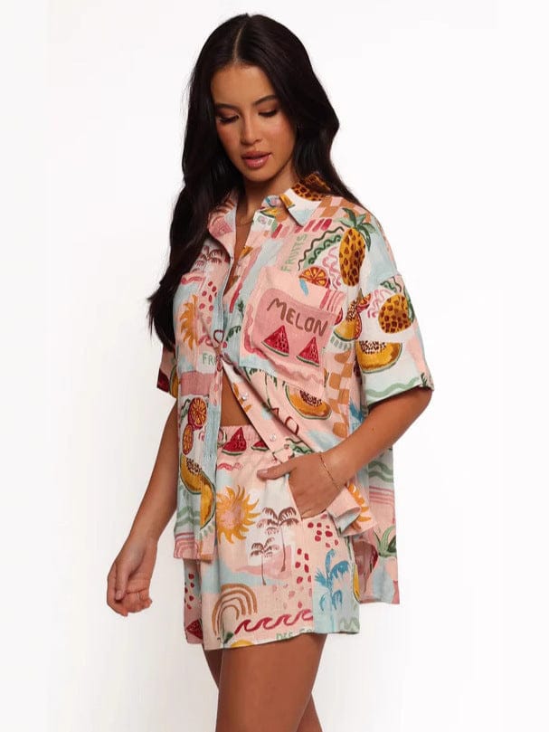 Women's Ice-Silk Pajama Set