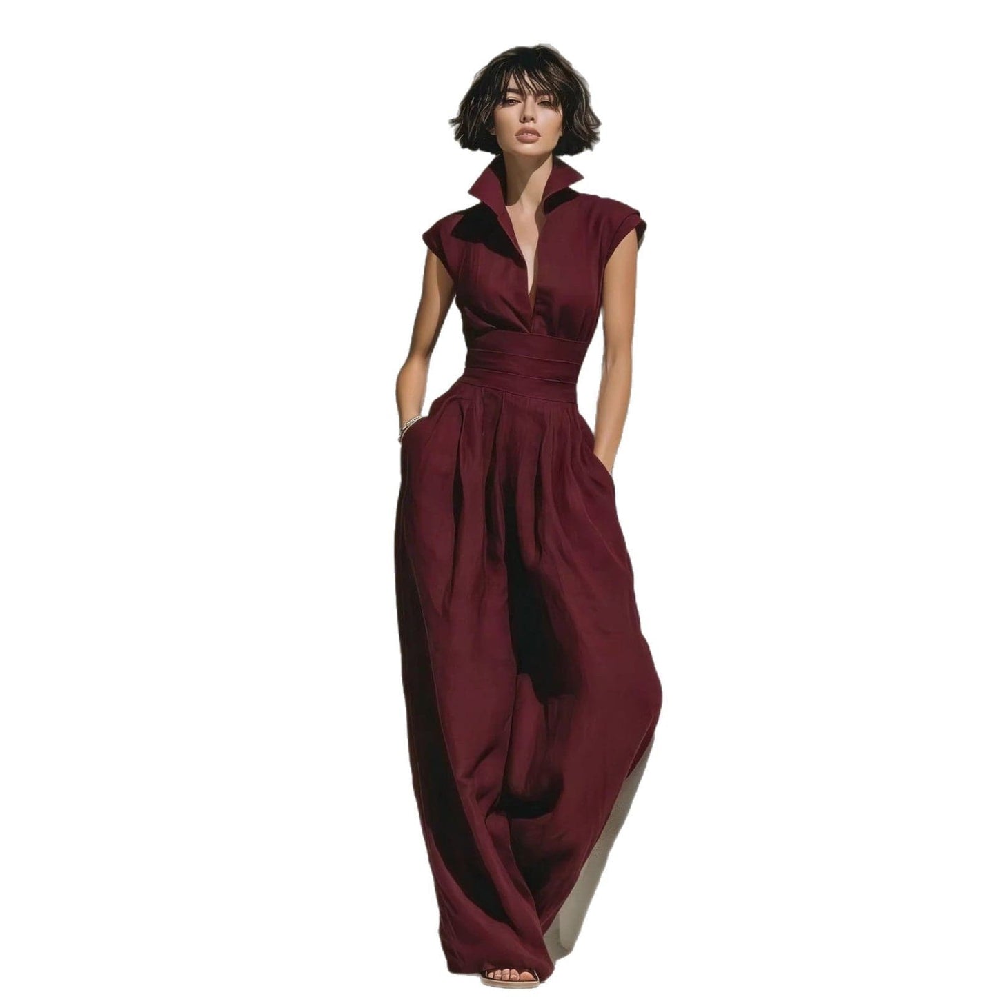 New-Season Pocketed Jumpsuit