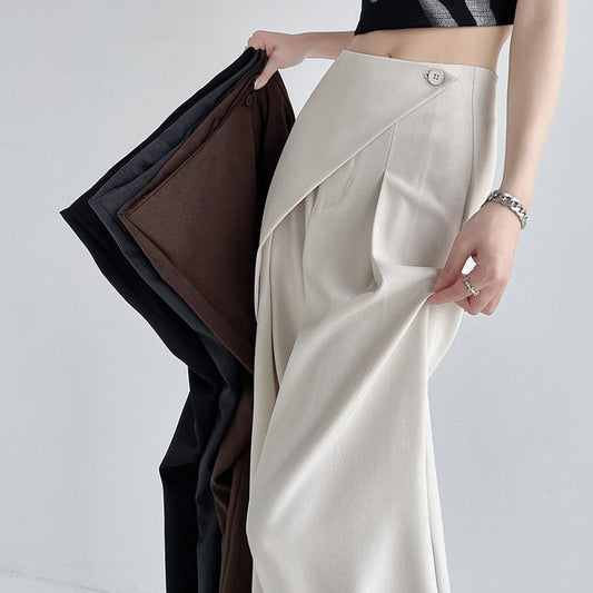 Women's High-Waisted Wide-Leg Pants