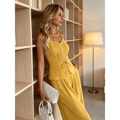Women's Corset-Style Two-Piece Set
