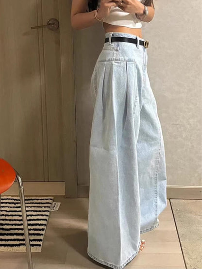 Women's High-Waisted Wide-Leg Pants
