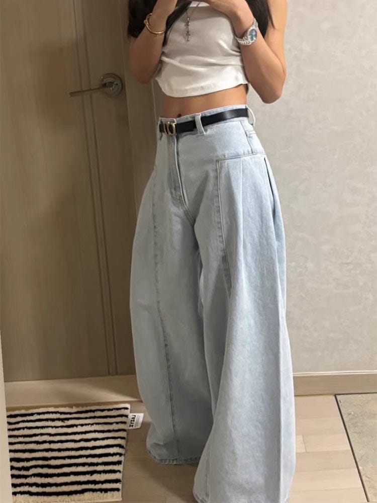 Women's High-Waisted Wide-Leg Pants