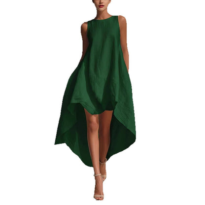 Women's Bohemian Vintage Ruffle Occasion Dress