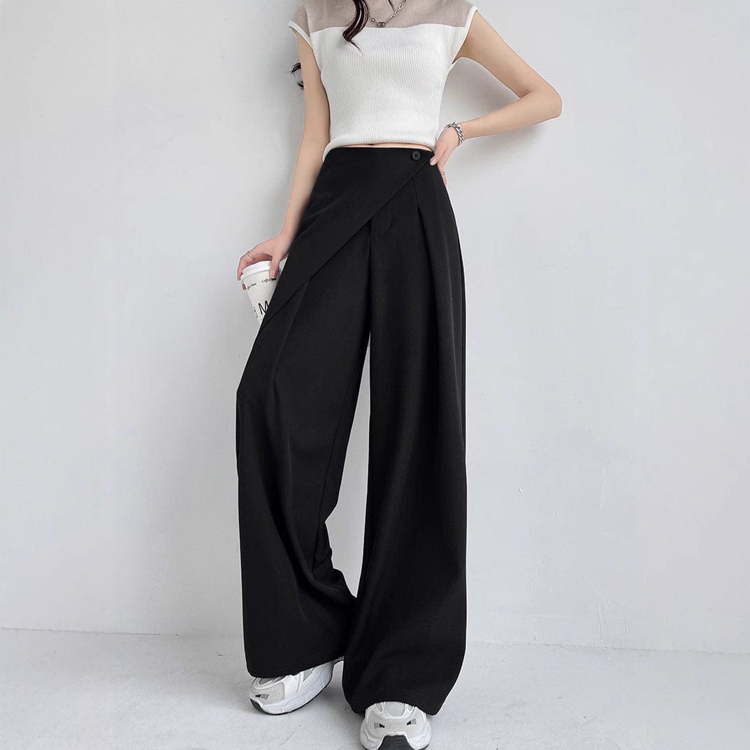 Women's High-Waisted Wide-Leg Pants