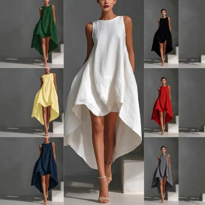 Women's Bohemian Vintage Ruffle Occasion Dress