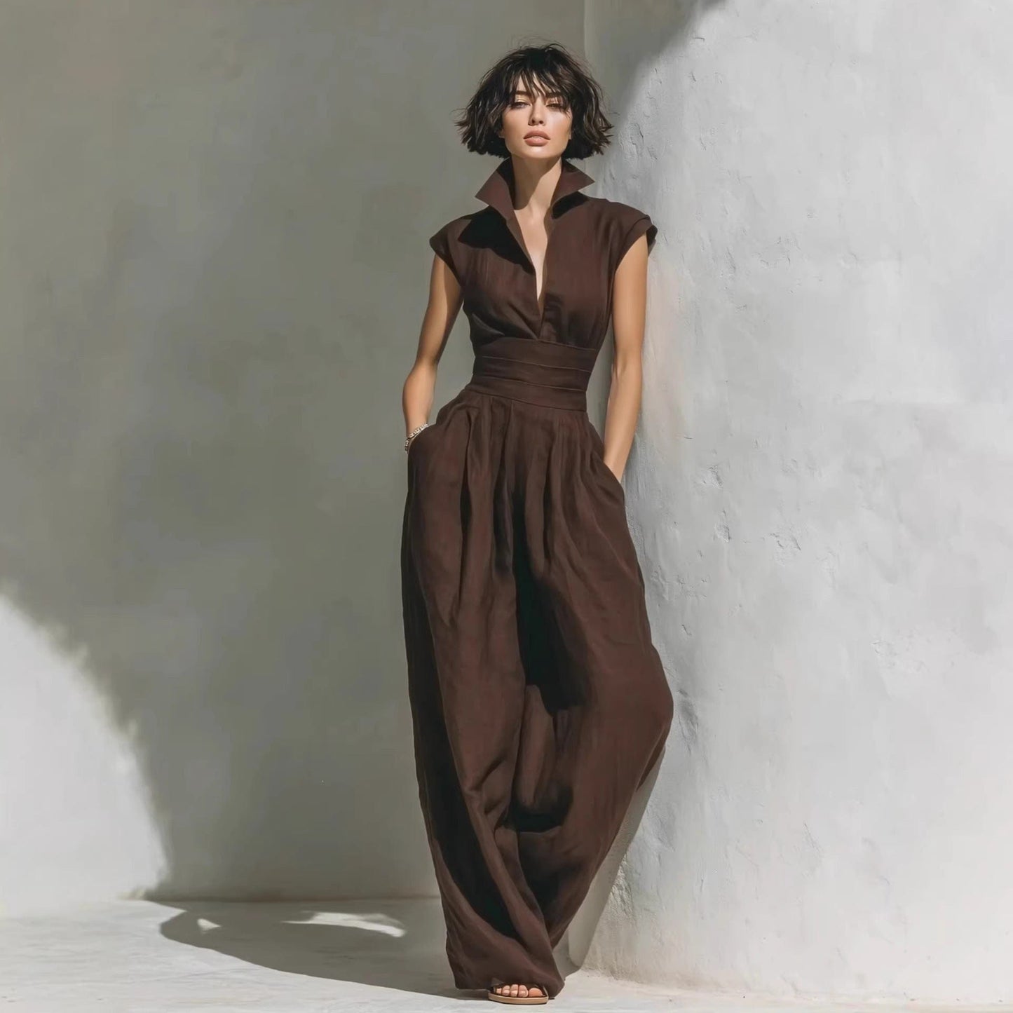 New-Season Pocketed Jumpsuit