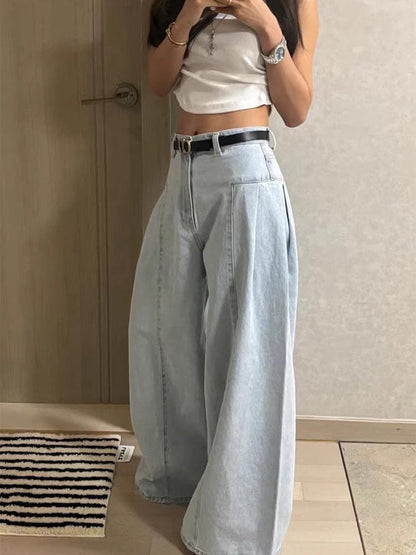 Women's High-Waisted Wide-Leg Pants