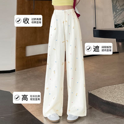 High-Waisted Wide-Leg Pants