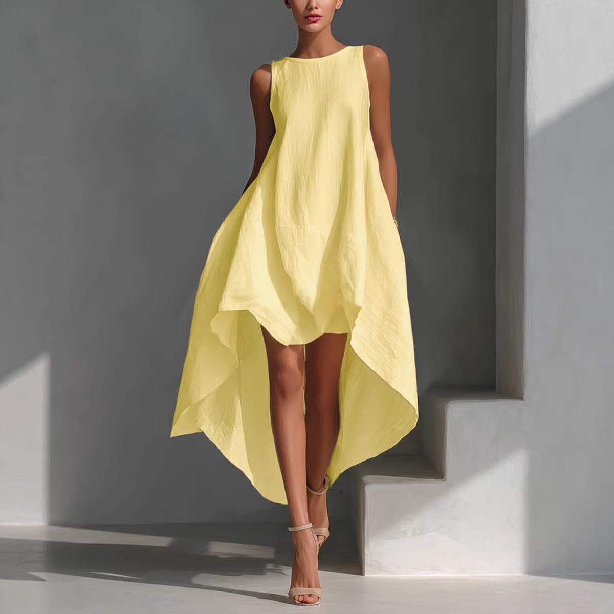 Women's Bohemian Vintage Ruffle Occasion Dress