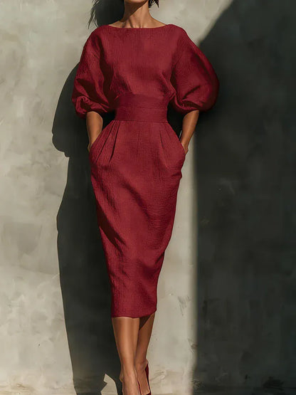 Women's Relaxed-Fit Maxi Occasion Dress