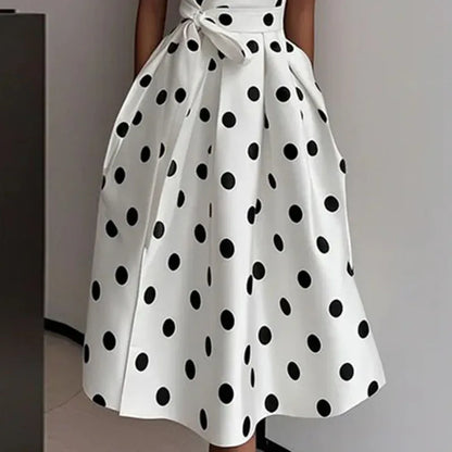 Women's Floral V-Neck Sleeveless Bohemian Office Occasion Dress