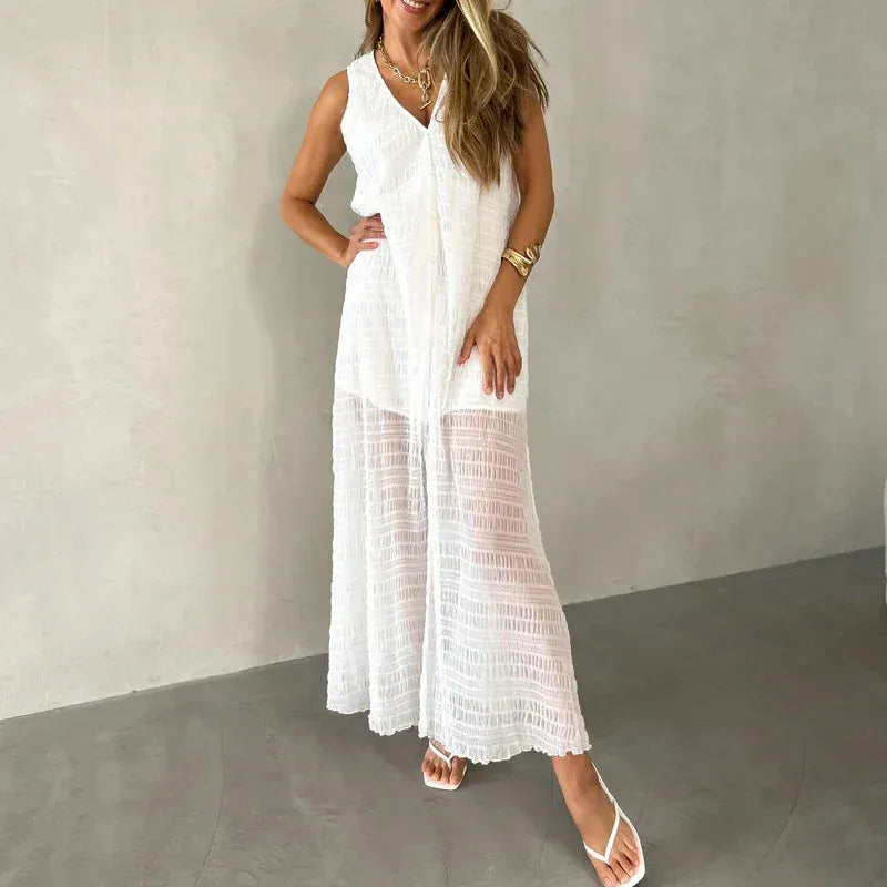 Women's Sleeveless Maxi Occasion Dress