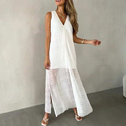 Women's Sleeveless Maxi Occasion Dress