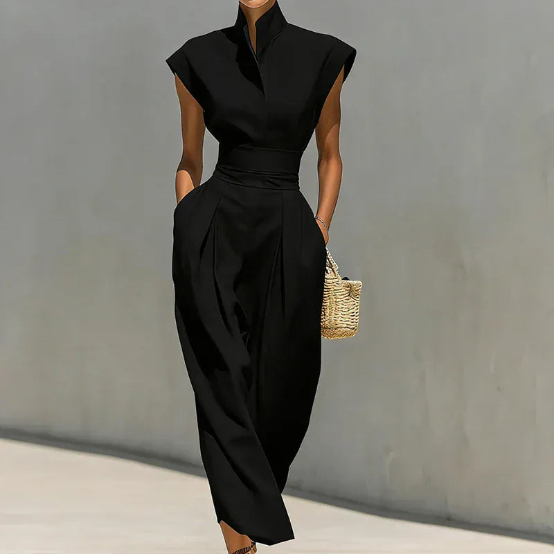 Women's Sleeveless Relaxed-Fit Maxi Occasion Dress