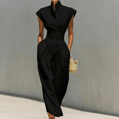 Women's Sleeveless Relaxed-Fit Maxi Occasion Dress