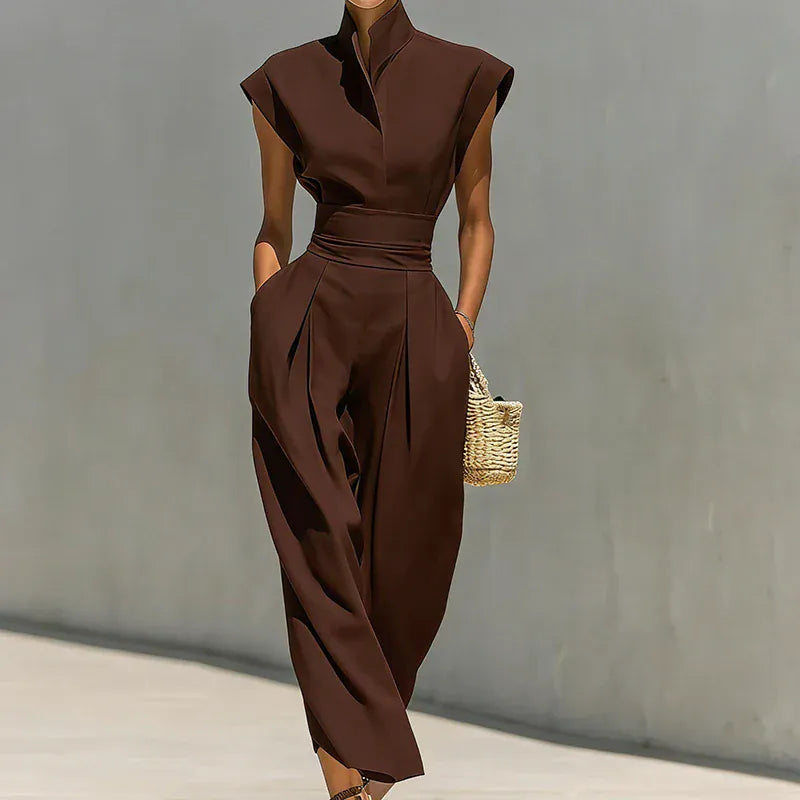 Women's Sleeveless Relaxed-Fit Maxi Occasion Dress