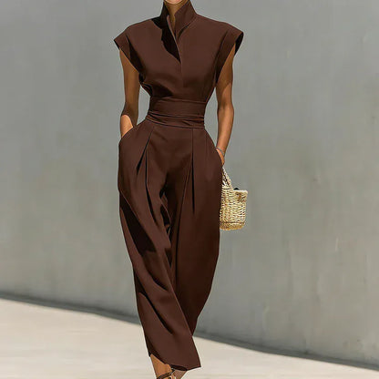 Women's Sleeveless Relaxed-Fit Maxi Occasion Dress