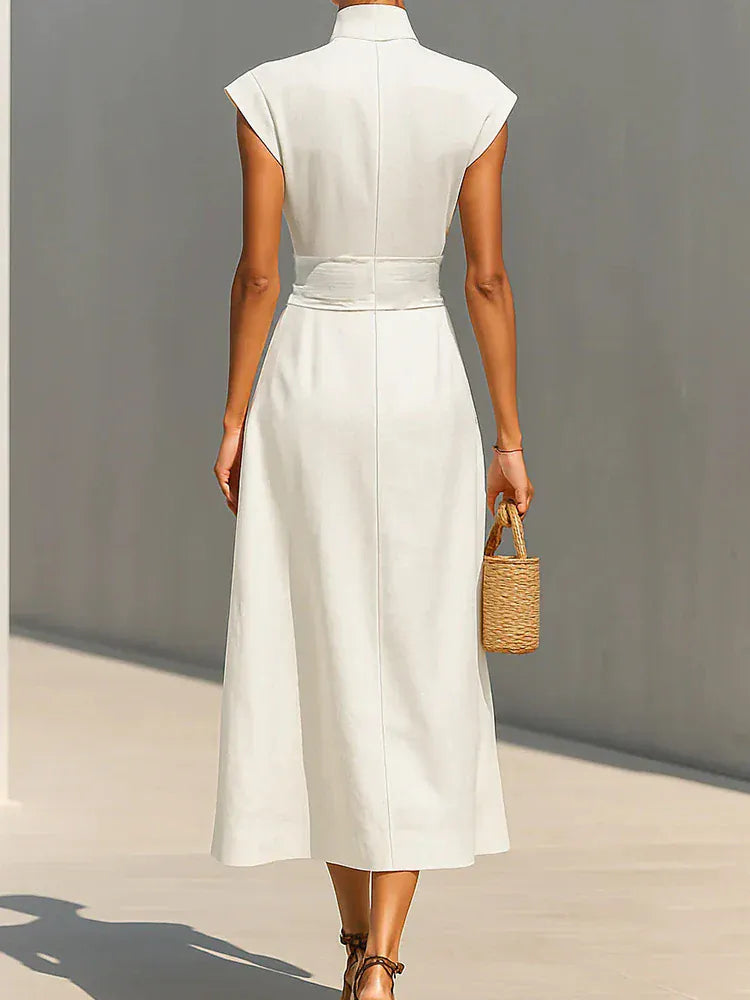 Women's Sleeveless Relaxed-Fit Maxi Occasion Dress