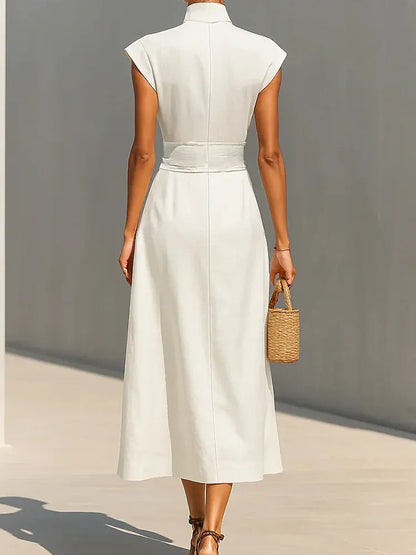 Women's Sleeveless Relaxed-Fit Maxi Occasion Dress