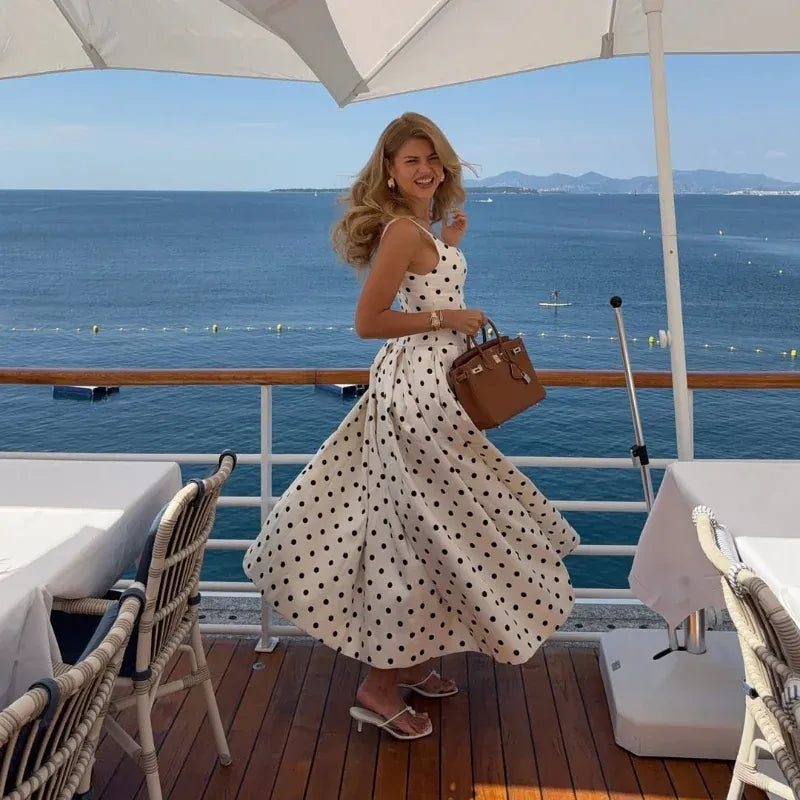 Women's Sleeveless Vacation Maxi Dress
