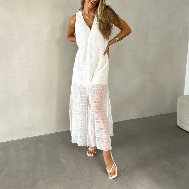 Women's Sleeveless Maxi Occasion Dress